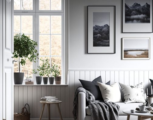 11 examples of well-organized picture galleries on the wall