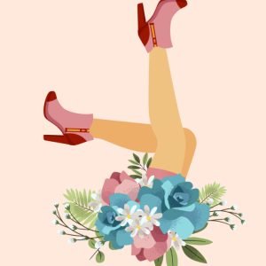 Abstract Legs and Flowers 2