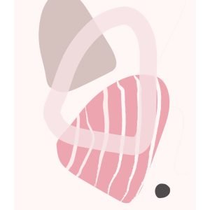 Abstract Shapes Pink Nude 2