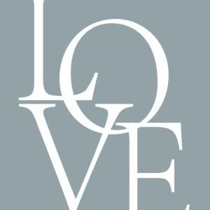 Love Text poster